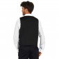 NOIR - Gilet de service professionnel de travail restauration hôtel cuisine restaurant