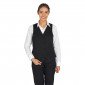 NOIR - Gilet de service professionnel de travail hôtel restaurant serveur cuisine