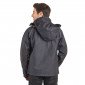 GRIS/NOIR - Softshell professionnelle de travail homme transport artisan logistique chantier