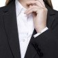NOIR - Veste de service professionnelle de travail femme hôtel serveur restaurant cuisine