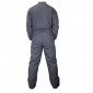 GRIS/NOIR - Combinaison de travail simple zip professionnelle homme manutention artisan logistique chantier