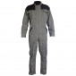 TAUPE/NOIR - Combinaison professionnelle de travail homme logistique chantier manutention artisan