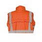 ORANGE - Veste de pluie haute visibilité professionnelle de travail mixte manutention artisan transport chantier