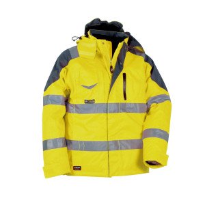 ORANGE - Veste haute visibilité professionnelle de travail homme transport artisan logistique chantier
