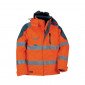 ORANGE - Veste haute visibilité professionnelle de travail homme transport artisan logistique chantier