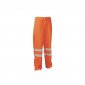 ORANGE - Couvre pantalon haute visibilité professionnelle de travail homme logistique chantier manutention artisan