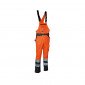 ORANGE - Salopette Haute visibilité professionnelle de travail homme transport artisan logistique chantier