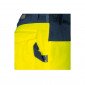 JAUNE/MARINE - Short professionnel de travail homme artisan logistique chantier transport