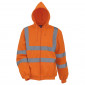 ORANGE - Sweat professionnel de travail mixte transport artisan logistique chantier