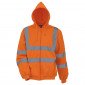 ORANGE - Sweat professionnel de travail mixte transport chantier manutention artisan