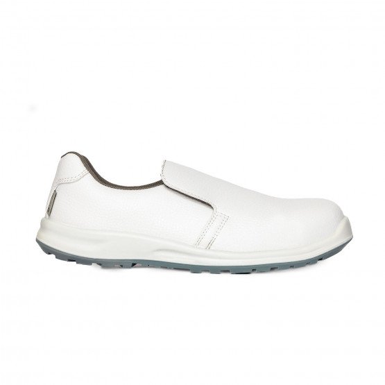 BLANC - Chaussure de cuisine de sécurité S2 professionnelle de travail blanche noire ISO EN 20345 S2 mixte hôtel cuisine restaur