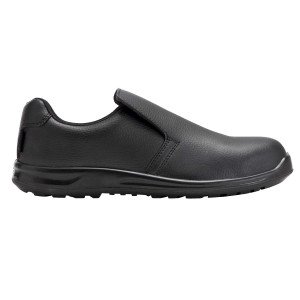 BLANC - Chaussure de cuisine de sécurité S2 professionnelle de travail blanche noire EN ISO 20345 S2 mixte cuisine hôtel restau