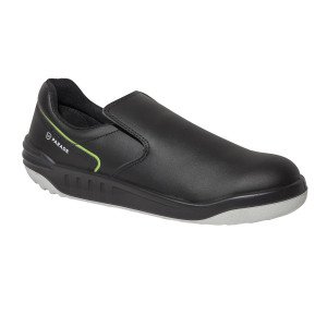 NOIR - Chaussure de cuisine de sécurité S2 professionnelle de travail blanche noire ISO EN 20345 S2 mixte serveur cuisine restau