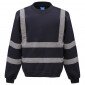 MARINE - Sweat shirt Haute visibilité professionnel de travail homme transport artisan logistique chantier