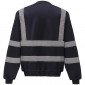MARINE - Sweat shirt Haute visibilité professionnel de travail homme transport artisan logistique chantier