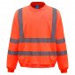 ORANGE - Sweat shirt Haute visibilité professionnel de travail homme transport artisan logistique chantier