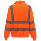 ORANGE - Sweat Haute visibilité professionnelle de travail homme manutention chantier transport artisan