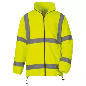 JAUNE - Veste Haute visibilité professionnelle de travail homme manutention chantier logistique artisan