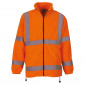 ORANGE - Veste Haute visibilité professionnelle de travail homme artisan manutention chantier logistique