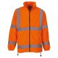 ORANGE - Veste Haute visibilité professionnelle de travail homme transport chantier logistique artisan