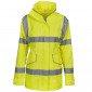 JAUNE - Veste haute visibilité Femme professionnelle de travail femme manutention artisan logistique chantier