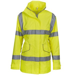 ORANGE - Veste haute visibilité Femme professionnelle de travail femme chantier logistique artisan manutention