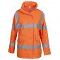 ORANGE - Veste haute visibilité Femme professionnelle de travail femme manutention artisan logistique chantier
