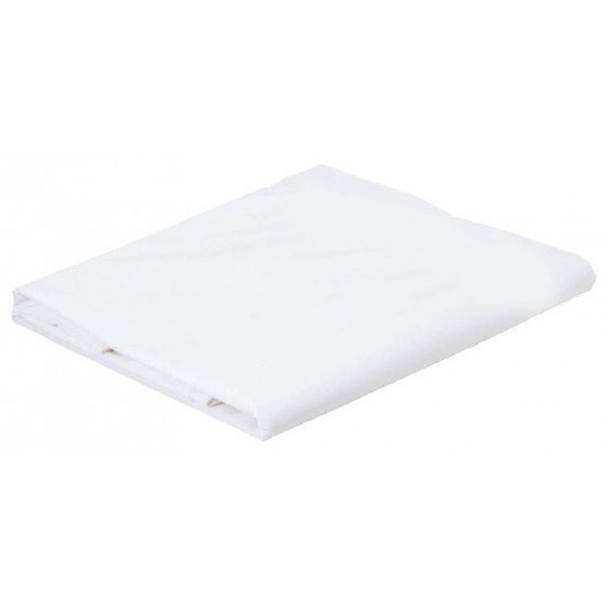 BLANC - Housse de couette professionnelle hébergement foyer blanche Coton/Polyester serveur restauration cuisine restaurant