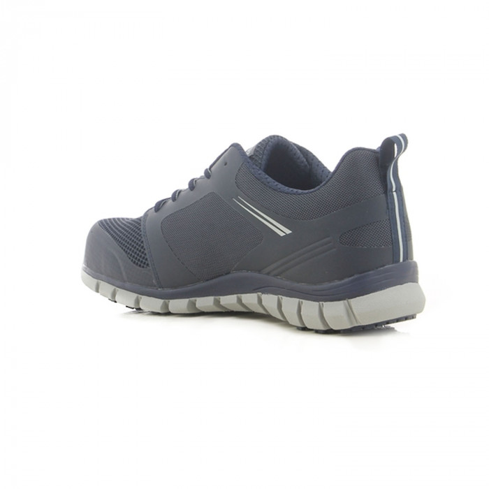 ACE Sapphire S1-P Chaussures de travail embout en plastique noir/bleu chaussures de sécurité pour le travail 
