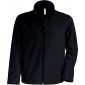 NOIR - Veste softshell professionnelle de travail homme