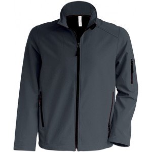 ANTHRACITE - Veste softshell professionnelle de travail homme