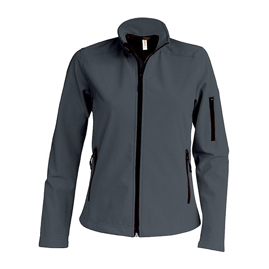 ANTHRACITE - Veste softshell professionnelle de travail femme