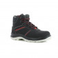 NOIR - Chaussure haute de sécurité S3 professionnelle de travail noire en cuir EN ISO 20345 S3 homme transport artisan logistiqu