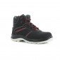 NOIR - Chaussure haute de sécurité S3 professionnelle de travail noire en cuir ISO EN 20345 S3 homme artisan logistique chantier