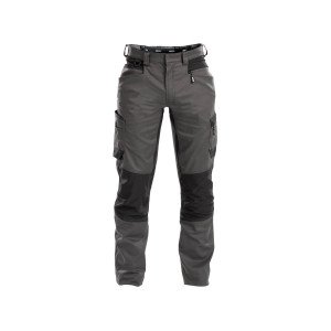 GRIS/NOIR - Pantalon de travail professionnel homme manutention chantier transport artisan