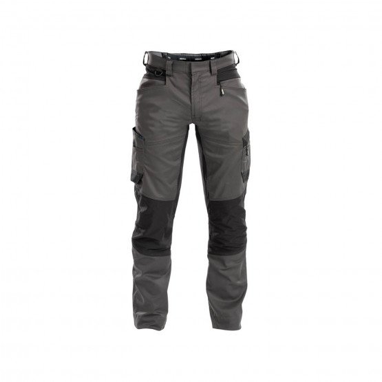 GRIS/NOIR - Pantalon de travail professionnel homme logistique chantier manutention artisan