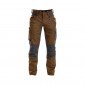 MARRON/GRIS - Pantalon de travail professionnel homme logistique chantier manutention artisan