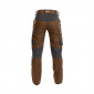 MARRON/GRIS - Pantalon de travail professionnel homme chantier transport artisan manutention