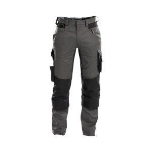 GRIS/NOIR - Pantalon de travail professionnel homme chantier transport artisan logistique