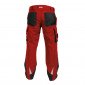 ROUGE/NOIR - Pantalon de travail professionnel homme logistique chantier transport artisan