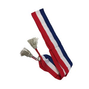 TRICOLORE - Écharpe de maire adjoint professionnelle de travail