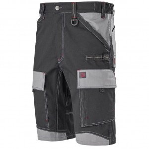 NOIR/PERLE - Short professionnel de travail homme manutention artisan logistique chantier