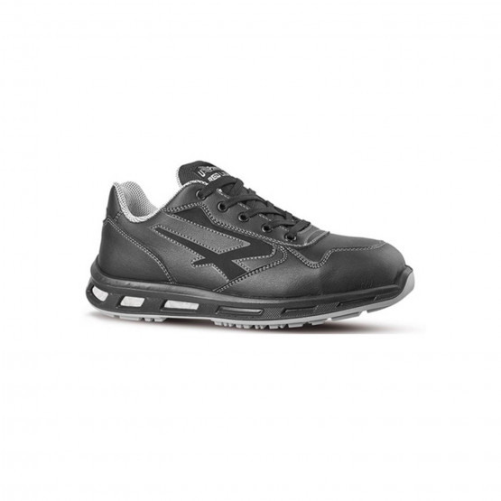 NOIR - Chaussure de sécurité S3S professionnelle de travail noire EN ISO 20345 S3S mixte logistique artisan transport chantier