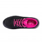 NOIR/FUCHSIA - Basket de sécurité S1P professionnelle de travail noire ISO EN 20345 S1P femme chantier transport artisan manuten
