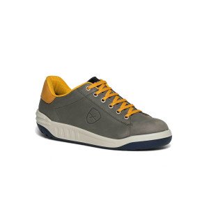 GRIS - Basket de sécurité S3 professionnelle de travail noire en cuir EN ISO 20345 S3 homme artisan école chantier crèche