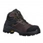 MARRON - Chaussure haute de sécurité S3 professionnelle de travail en cuir ISO EN 20345 S3 mixte chantier manutention artisan tr