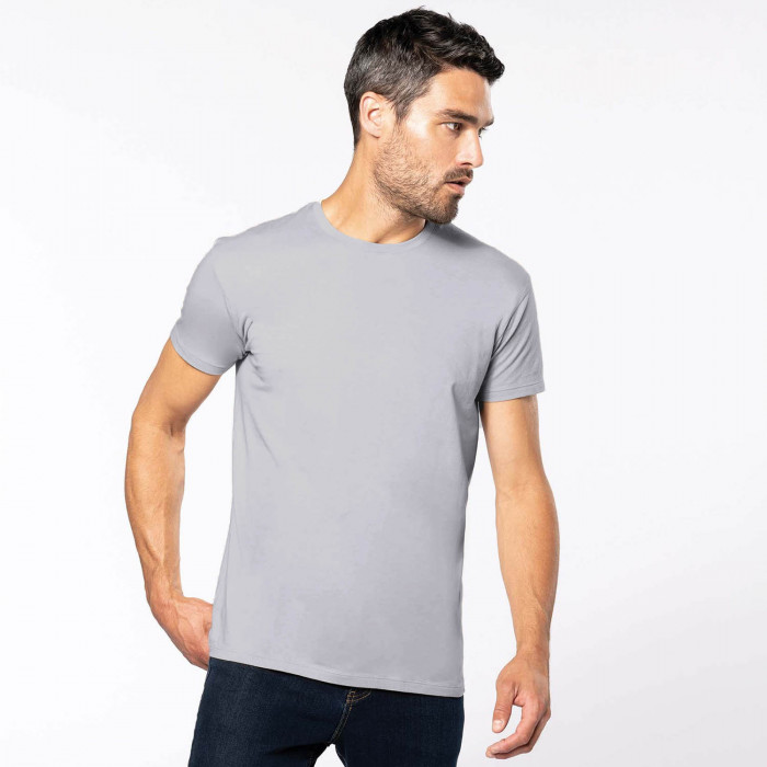 Tee-shirt blanc manches courtes homme