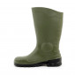 VERT - Botte de sécurité S5 professionnelle de travail en PVC ISO EN 20345 S5 mixte transport artisan manutention chantier