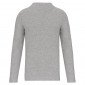 GRIS - Tee-shirt professionnel de travail à manches longues homme médical aide a domicile infirmier auxiliaire de vie