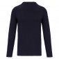 MARINE - Tee-shirt professionnel de travail à manches longues homme médical aide a domicile infirmier auxiliaire de vie
